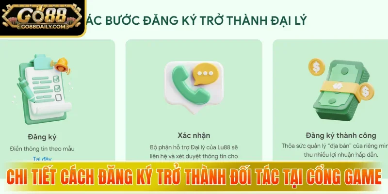 Chi tiết cách đăng ký trở thành đối tác tại cổng game
