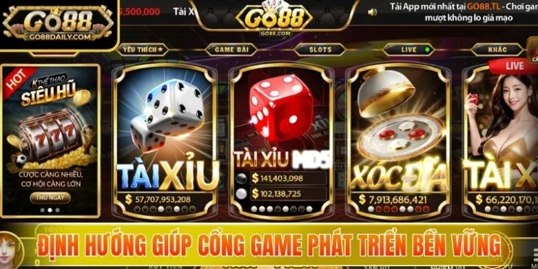 Định hướng giúp cổng game phát triển bền vững