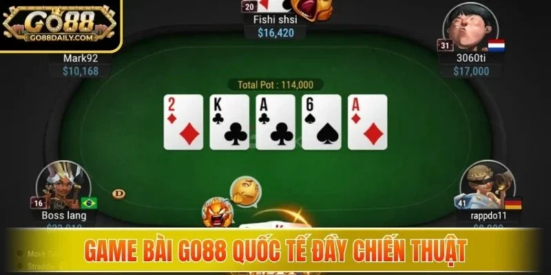 Game bài Go88 quốc tế đầy chiến thuật