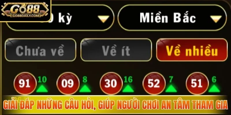Giải đáp những câu hỏi, giúp người chơi an tâm tham gia