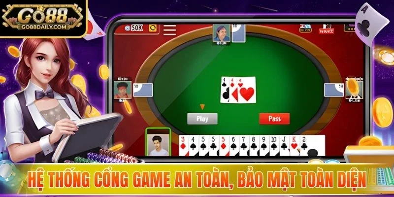 Hệ thống cổng game an toàn, bảo mật toàn diện