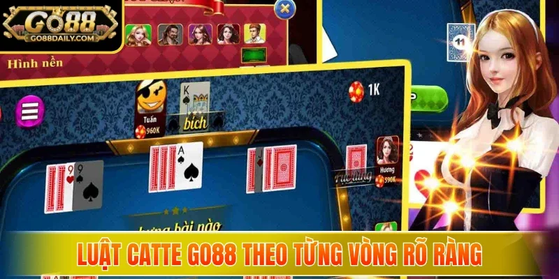 Catte Go88 - Cách Chơi Và Luật Đánh Bài Dễ Hiểu 3 Sunwin Luật Catte Go88 theo từng vòng rõ ràng
